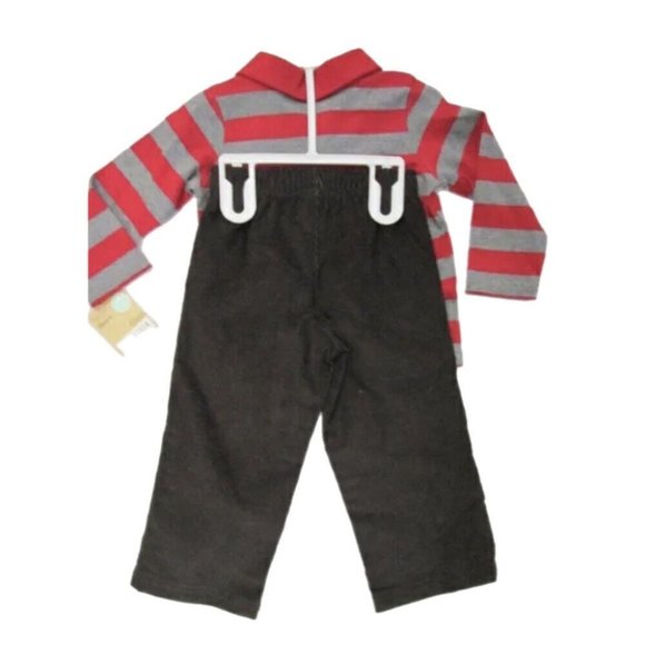 Carters 2pc long sleeve pant set BRAND NEW! SIZE 18 MONTHS - Picture 2 of 3